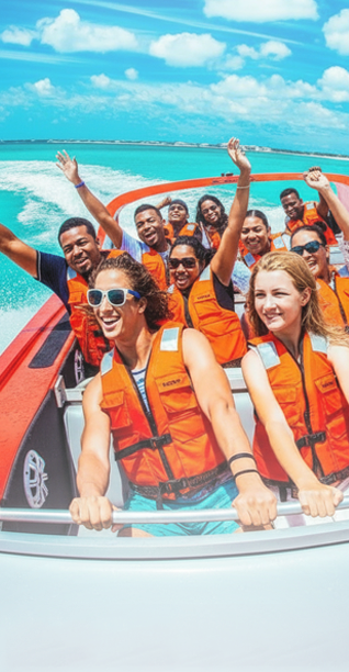 Jetboat Escape to Mansa Bay & Swimming Pigs