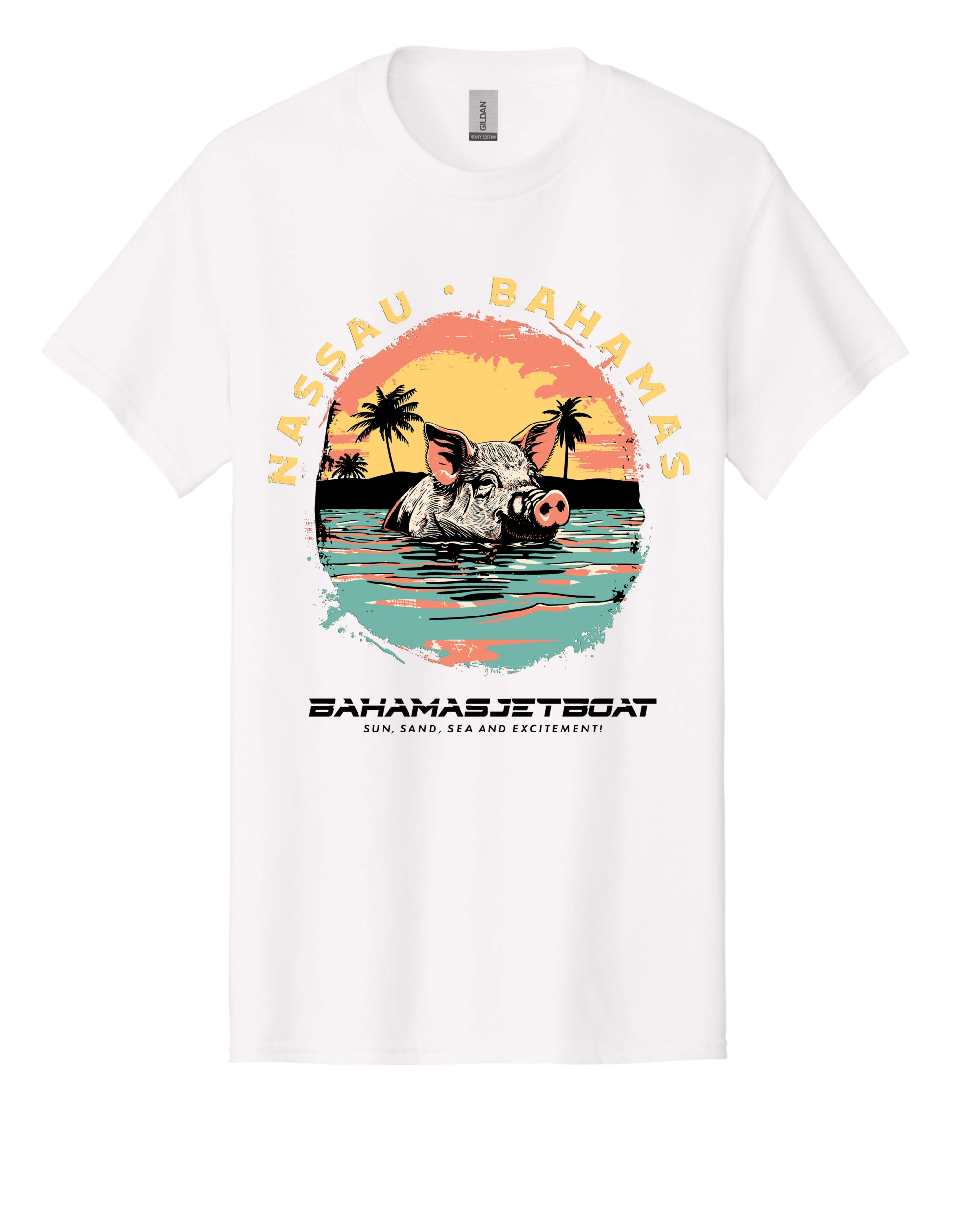 PIG AT SUNRISE T-SHIRT