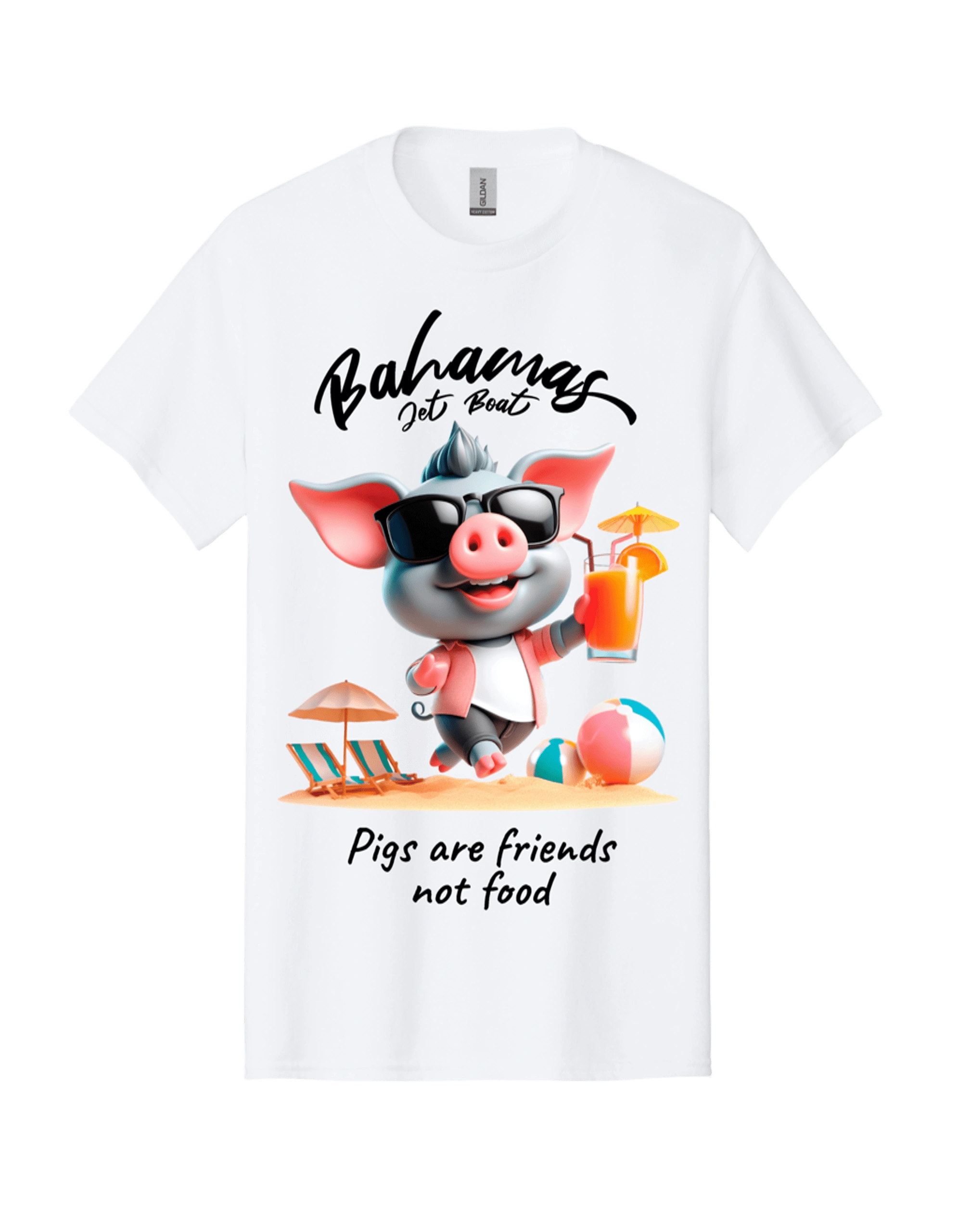 PIGS ARE FRIEND NOT FOOD T-SHIRT